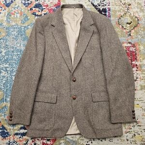 VTG Woff by Farah Men's Size 42 L Tweed Sport Coat Two Button 100% New Wool